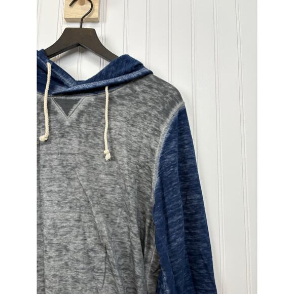 Threads‎ 4 Thought Sustainable Apparel Men Blue Hoodie Size XL Lightweight #174 - Picture 4 of 16